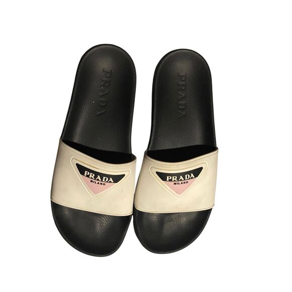 Prada Rubber Slip On Sandal - Picture 4 of 11